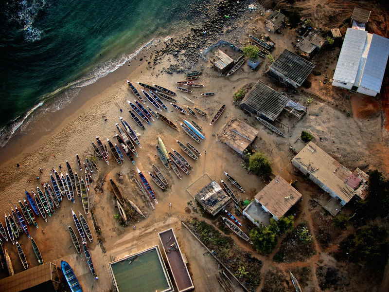 Illustration for article titled These Breathtaking Aerial Photos of Senegal Were Taken From a Kite